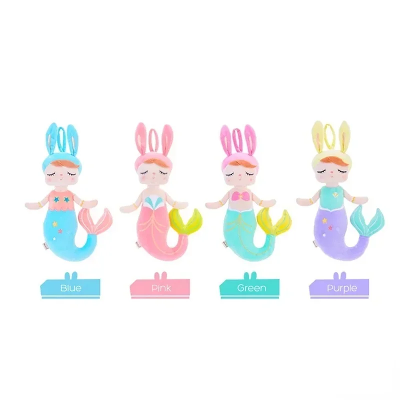 Metoo Angela Mermaid Rabbit Plush Stuffed Doll Kids Birthday Holiday Gifties for Girls Angela Metoo Peluches Personalized Toys