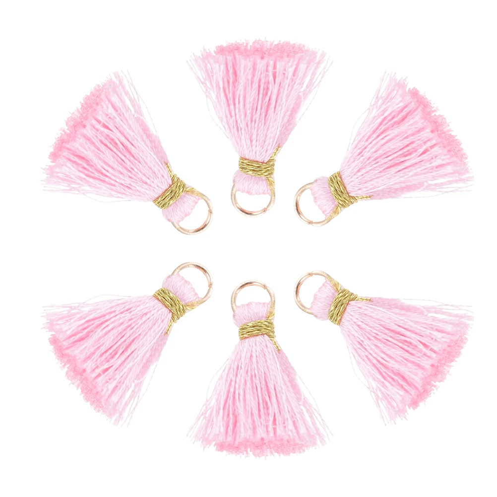 

30Pcs Heat Processed Tassels for DIY Projects Bookmarks Keychains and Home Decor Accessories Decorative Tassel