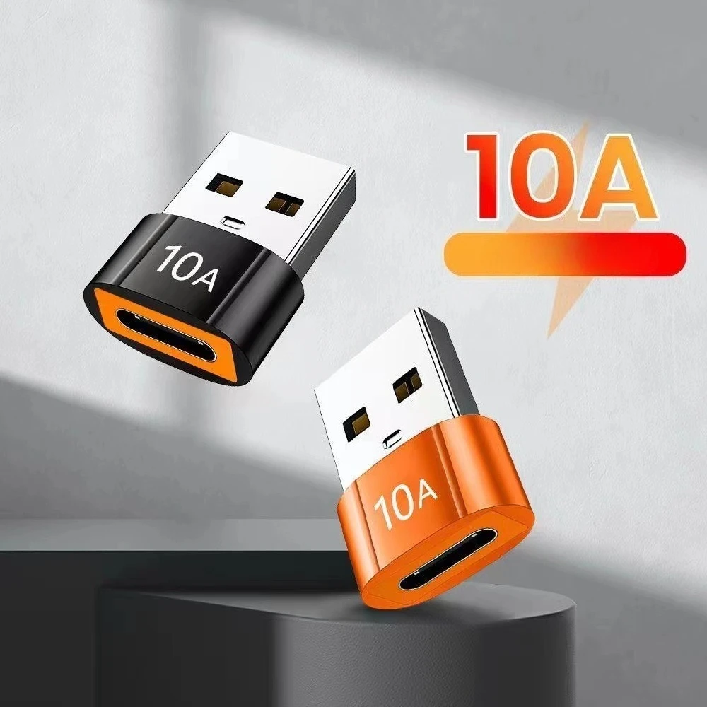 

10A Short USB3.0 to Type-C Long Type-C to USB Converter Macbook Data Transmission Mobile Phone Charging Adapter Accessories