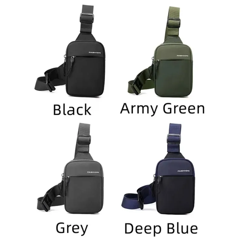 Multifunctional Chest Packs Sports Small Single Shoulder Running Mobile Phone Casual Oblique Shoulder Bags Men's High Quality