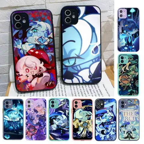 Game Cookie Run Kingdom Shadow Milk Cookie Phone Case For IPhone 14 X XR XS 7 8 Plus 11 12 13 Pro MAX 13mini Matte Shockproof