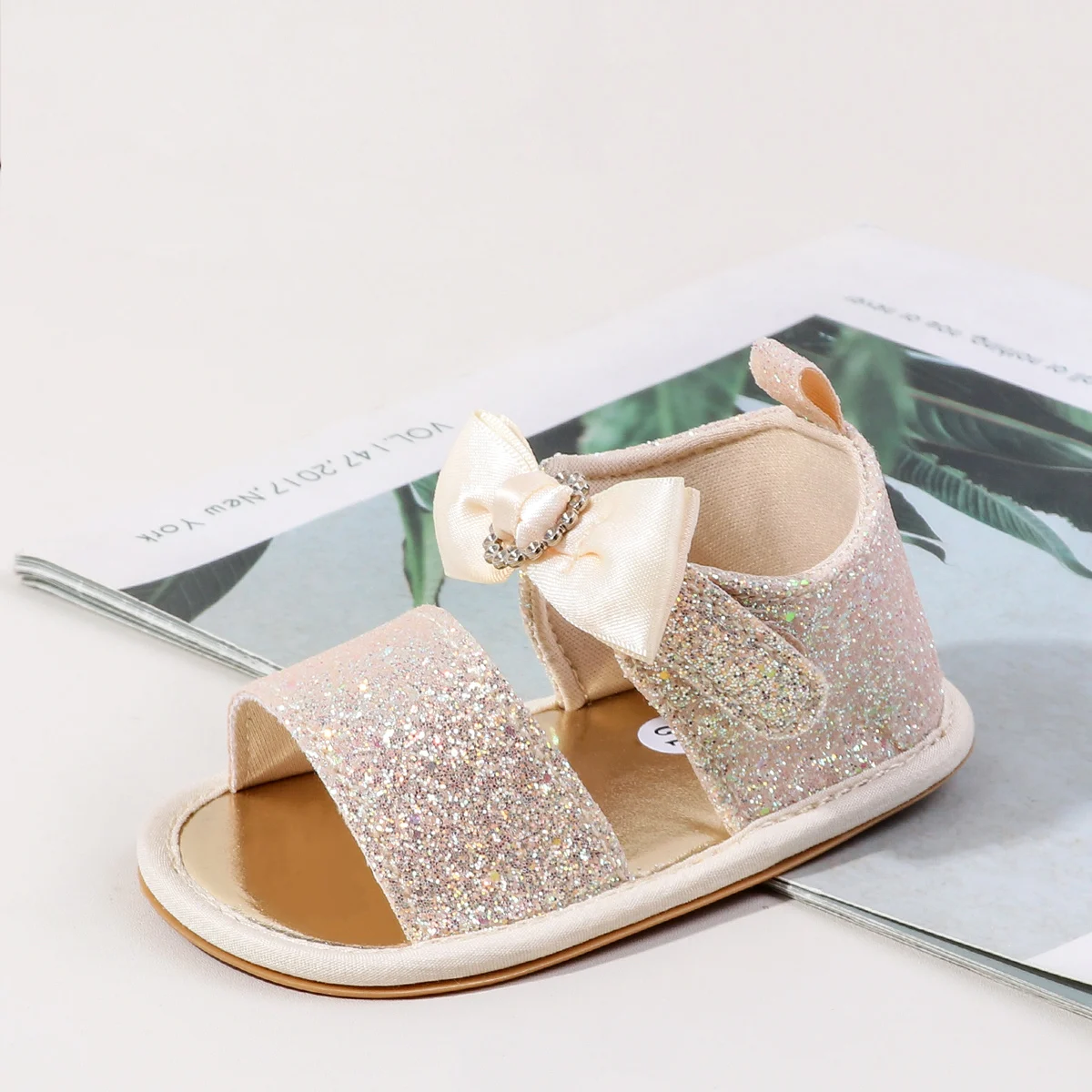 Hot Selling Baby Girl's Pre-walking Sandals Shoes For 0-18 Months Hot Summer Infant Toddler Shoes TPR Sole Beautiful Design