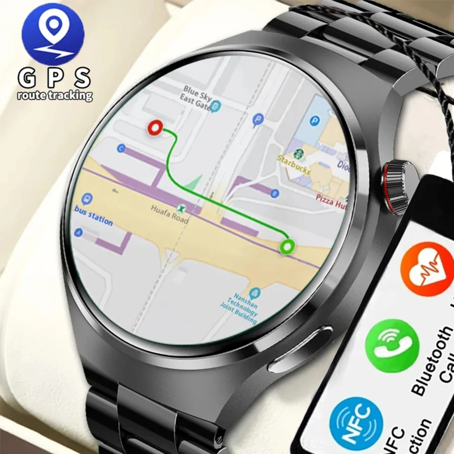 2024  Smart Communication Watch  1.43-inch 466 * 466 high-definition full  large  Bluetooth call+sports and