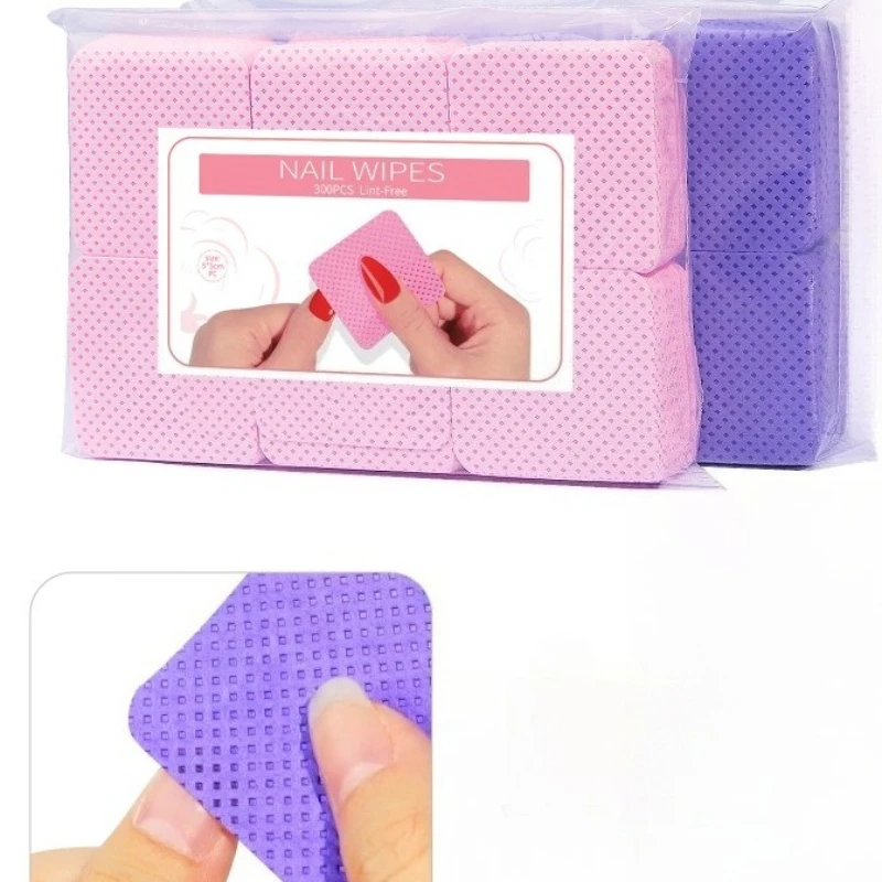 1 pack  Nail Cotton Pads Magic Remover Wipes Lash Glue Cleaning Tissue Manicure Wash Cotton For Salon Home Beauty Makeup  Use