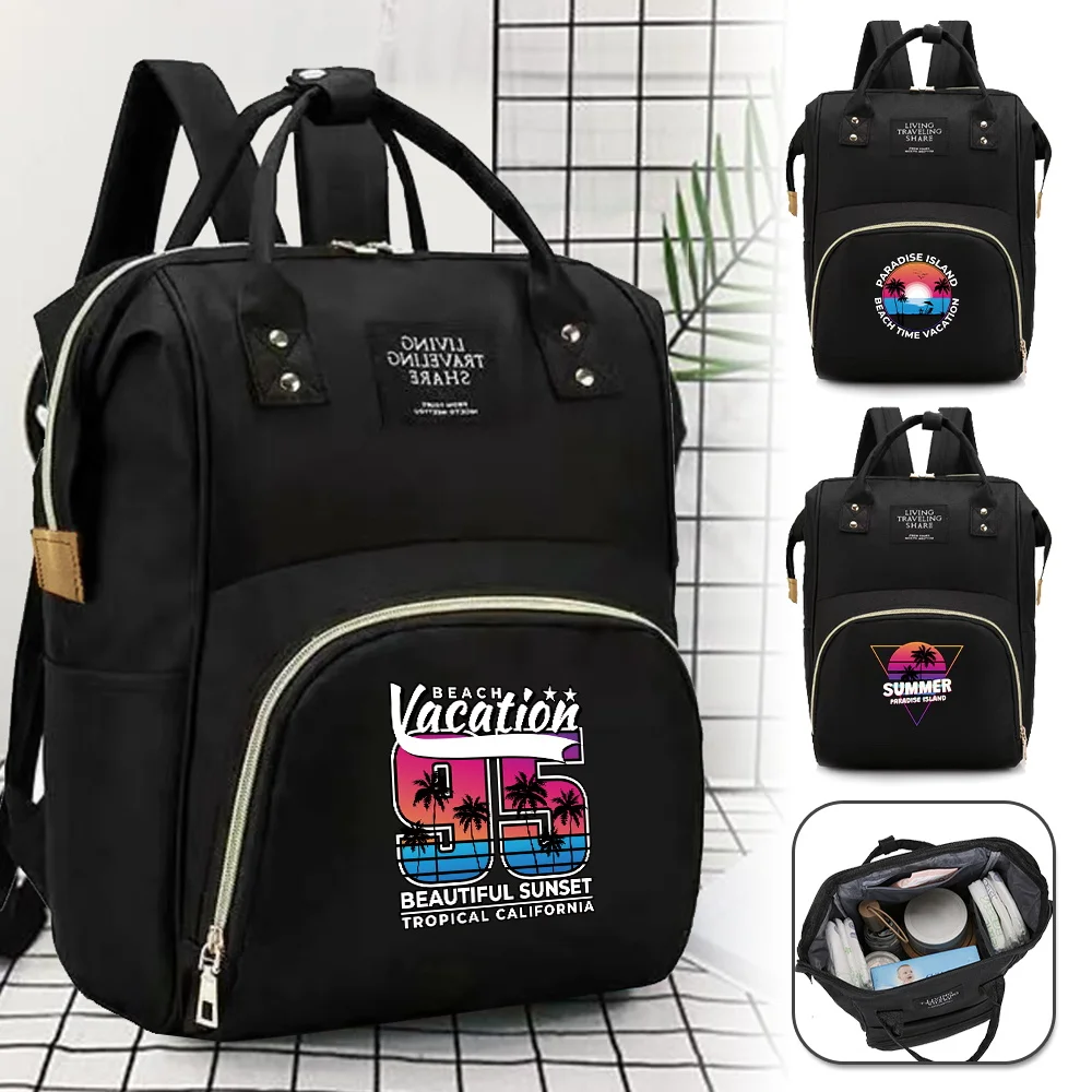 Nappy Bag Mummy Bag Backpack Waterproof Handbag Outdoor Travel Mommy Maternity Bags Holiday Series Baby Stuff Storage