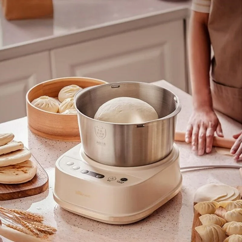 Bear 220V Mixer Home Kneader 5L Automatic Chef Machine Stirrer Mixer Microcomputer Controls Food Processor