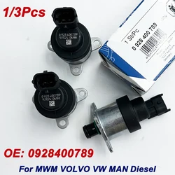 1/3Pcs 0928400789 Diesel Fuel Metering Slenoid Valve Fuel Pressure Regulator Metering Unit For MWM VOLVO VW MAN