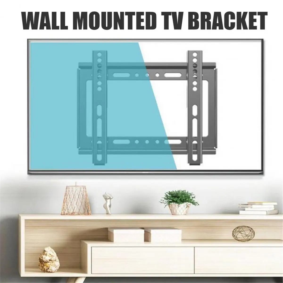 update. Universal TV Bracket Low Profile TV Wall Mount Fixed for Most 14