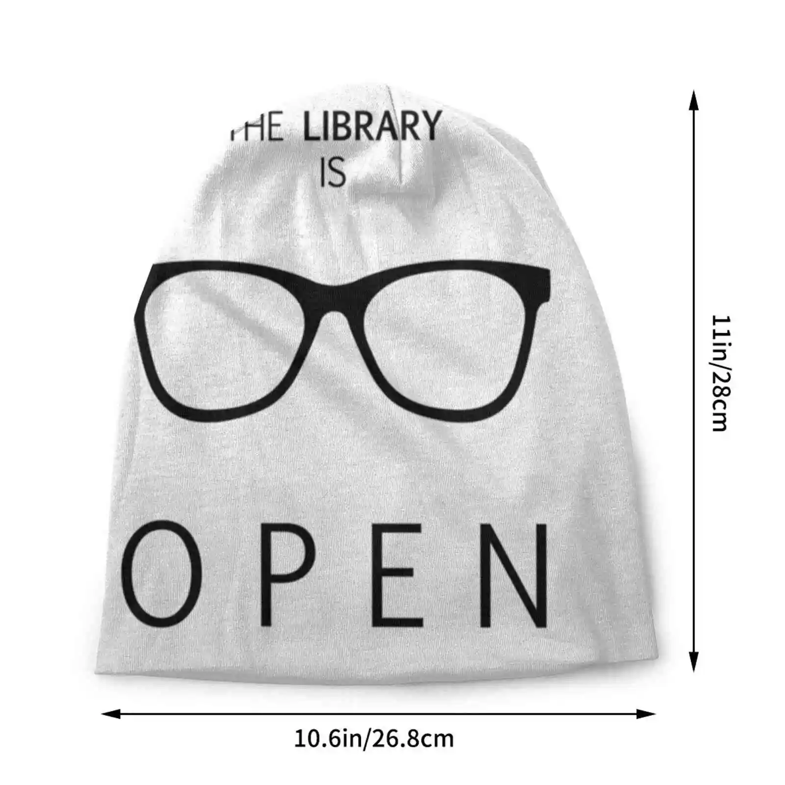 The Library Is Open Knitted Hat Warm Beanie Outdoor Caps Library Reading Ru Paul Drag Queen Rupauls Drag Race Bianca Delrio