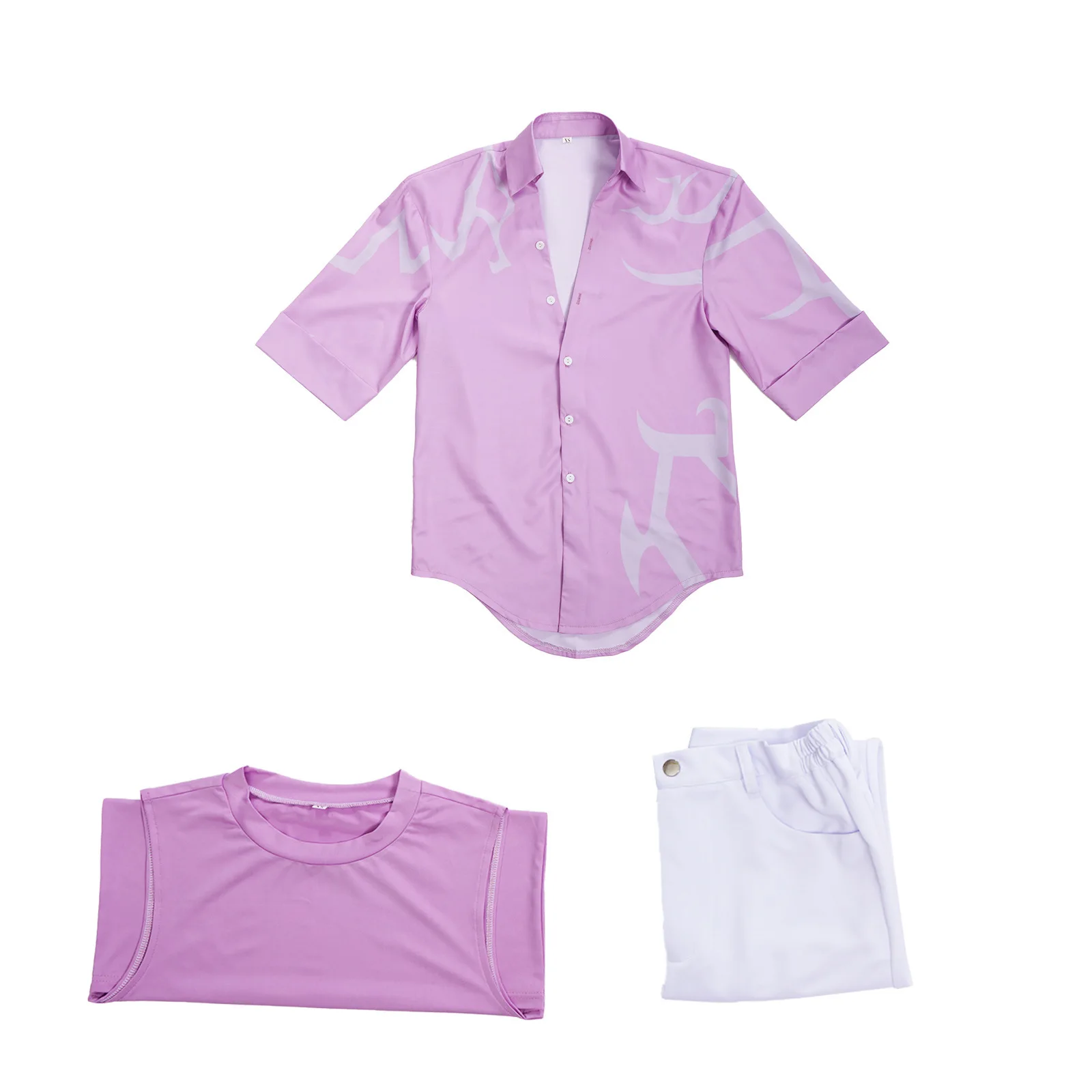 الكبار الاطفال KPop شيطان هنتر ساجا الأولاد تأثيري حلي آبي جينو قميص شعر مستعار غامض الرجال كوس المعبود الخاص بك فانتازيا هالوين الزي