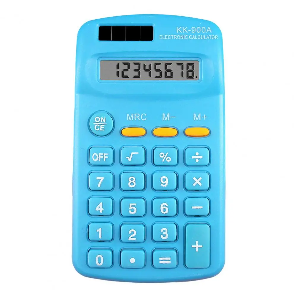 Pocket Calculator Fast Response Accounting Tool LED Large Screen Big Button Business 8-Digit Mini Calculator For School Office