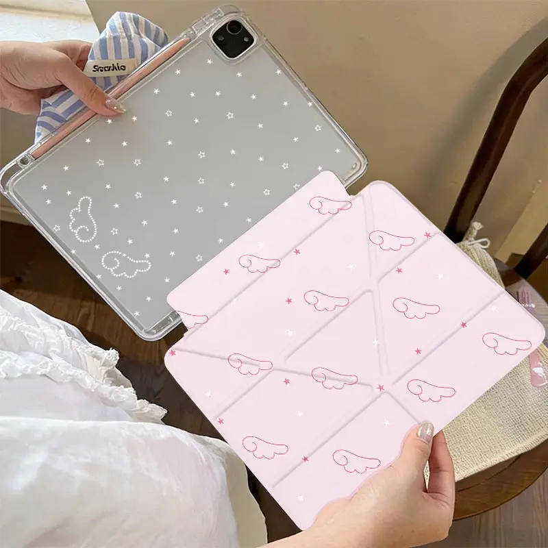 3+Y Multi-Angle Stand Cover For iPad 10.2 7/8/9 4/5th 10.9 10th IPad Mini6 8.3 Air3 10.5 Pro11 iPad A16 2025 11th Air11/13