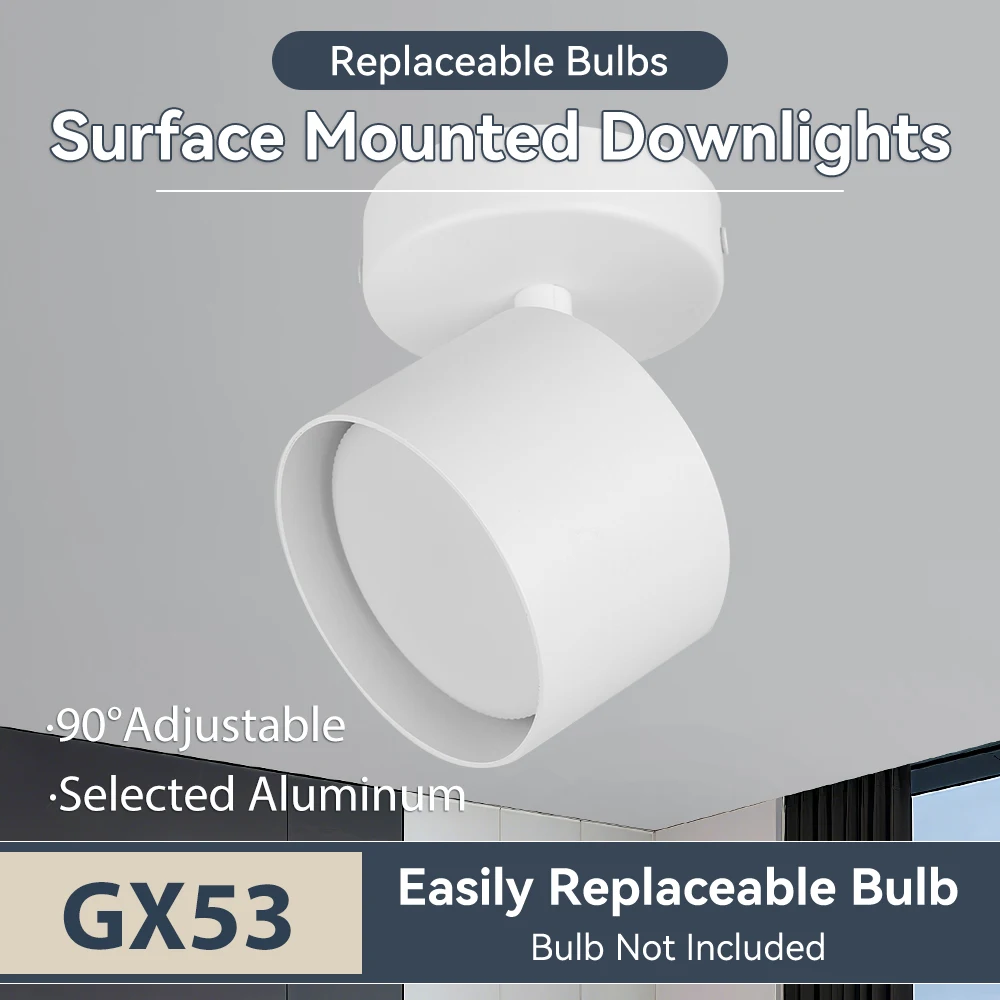 

Сменная лампа для потолочного светильника GX53, 220В, для спальни, гостиной, домашнего декора, точечный светильник, лампы для внутреннего освещения