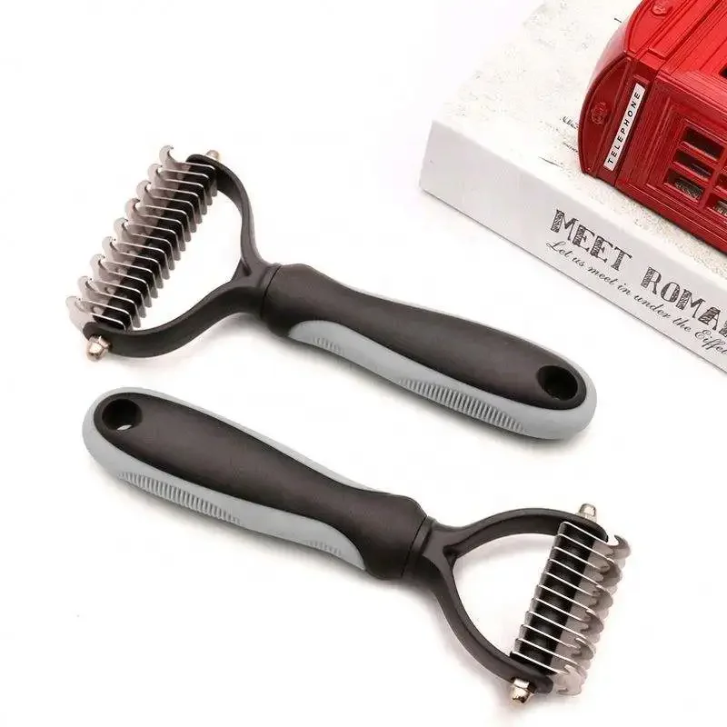 Dog Cat Hair Removal Comb Pet Long Hair Short Hair Pet Grooming Care Brush Trimming Dematting Brush Dog Pet Grooming Equipment