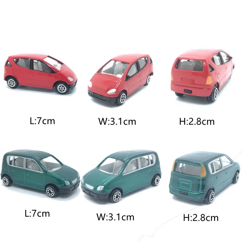 Modell Zug Landschaft Layout Miniatur Freies Verschiffen 1:50 O Skala Metall Modell Autos Reibung Spielzeug Fahrzeug