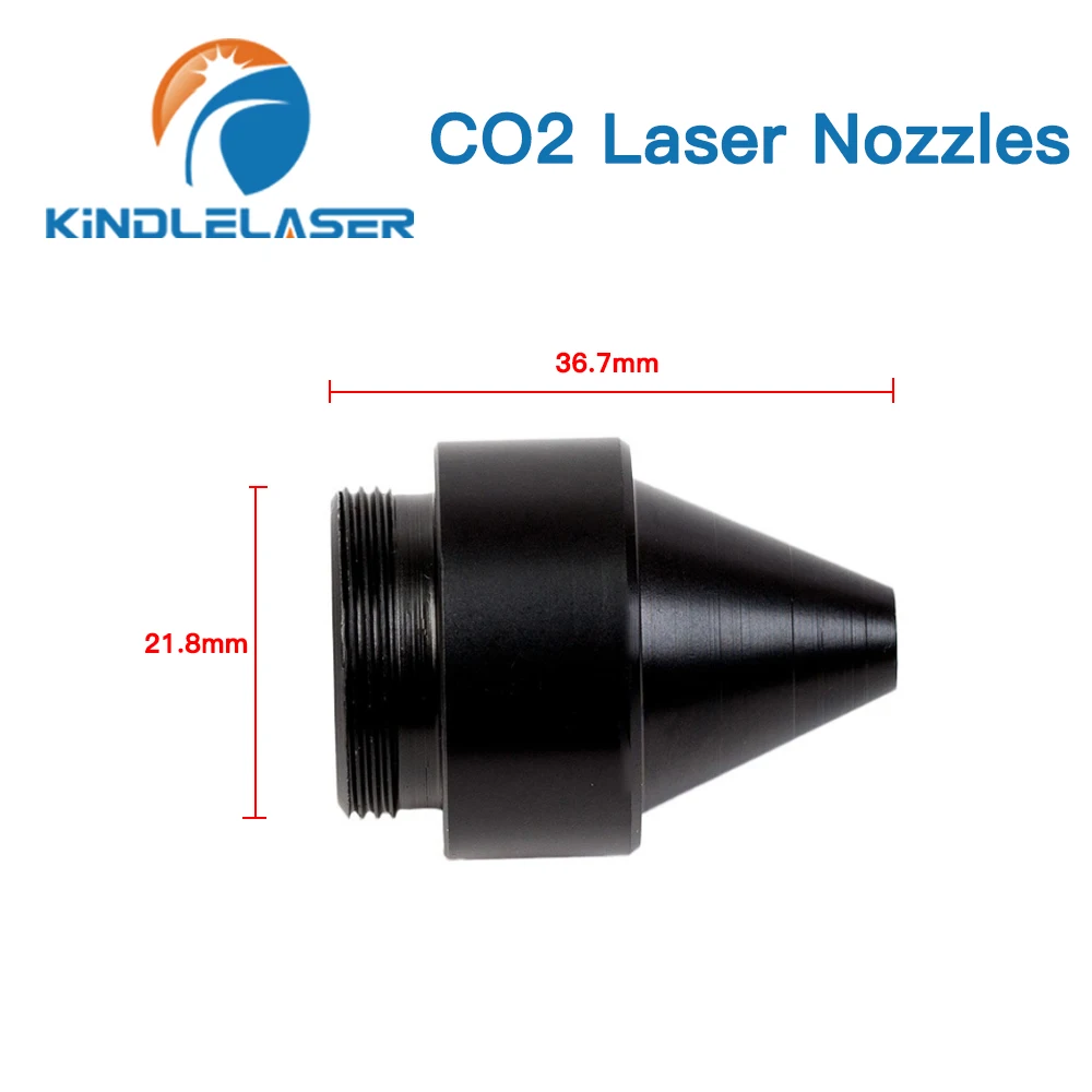 KINDLELASER Air Nozzle Diameter 18mm FL38.1mm for Laser Head at CO2 Laser Cutting Machine