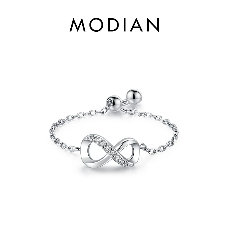 Women's 925 Sterling Silver Adjustable Heart Flower Link Ring