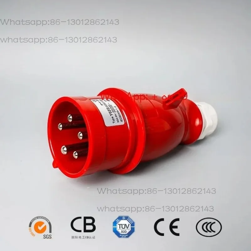 2026YEEDA32A， 5-core industrial plug light and dark socket connector Y025Y125/2pcs