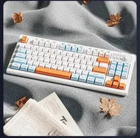 EWEADN V87 Wireless Gaming Keyboard 87 key Multimedia Quiet RGB Backlight macro defines gaming keyboard Pc gaming accessories