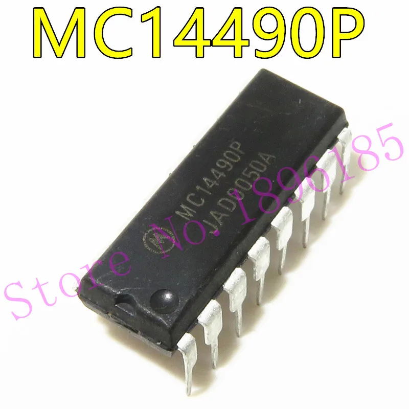 

1pcs/lot MC14490P MC14490 14490 P 14490 DIP16 Hex Contact Bounce Eliminator