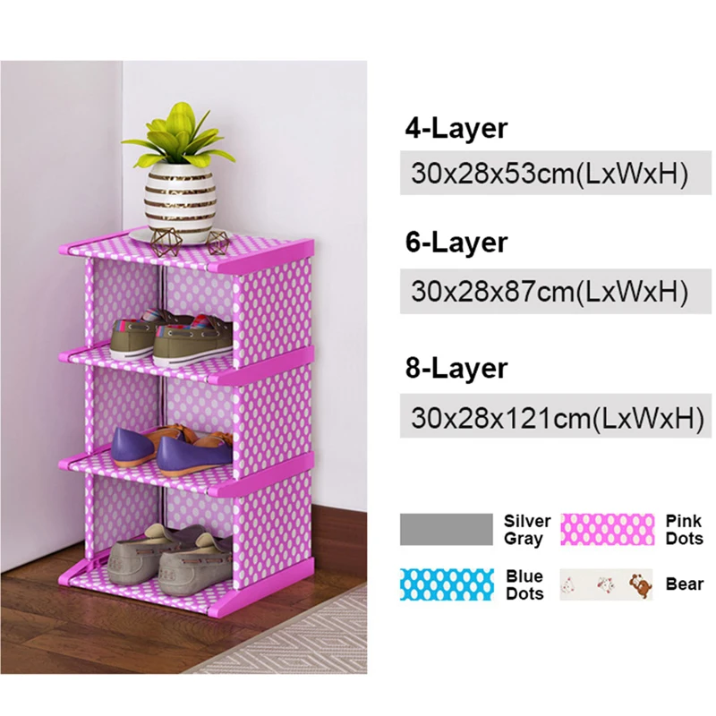 Standing Shoe Rack Dustproof Shoes Cabinet Assemble Shoe Organizer Shelf Top-quality Corner Closet Holder Amazing Shoe Cabinet