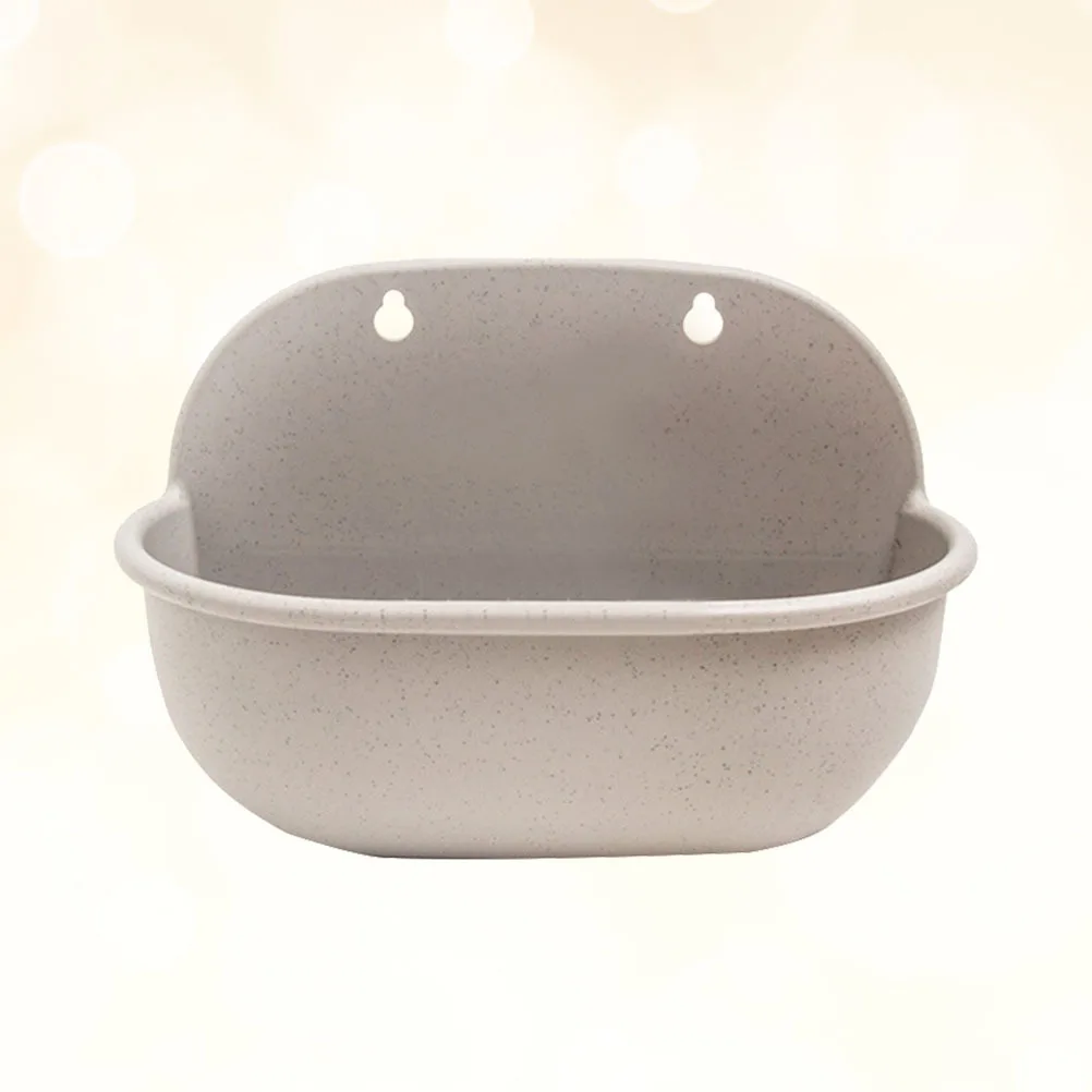 

Цветочные горшки из смолы, настенный горшок, полукруглый дизайн для внутреннего и наружного садового декора, дренажное отверстие, легкий Pp