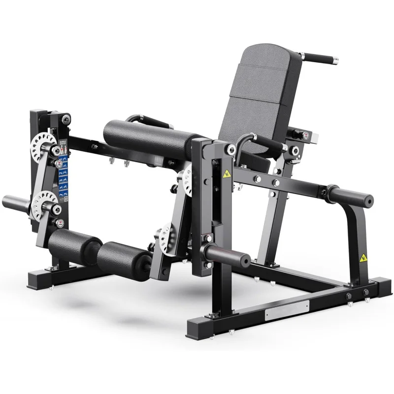 

Leg Extension and Curl Machine, Adjustable Home Gym Equipment Compatible with 1'' 2'' Weight Plate