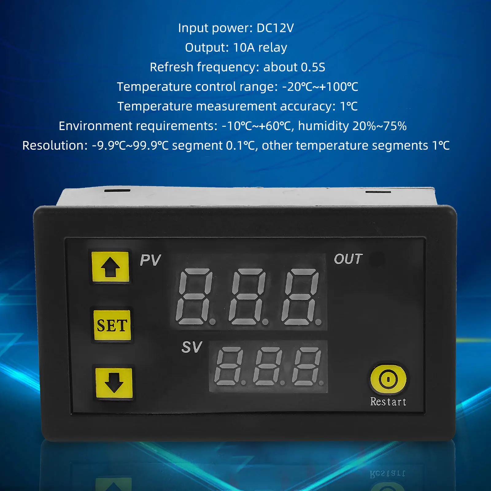 Temperature Controller Module Digital Timer Relay Board 12V Dc Compact High Precision Sensor For Automotive Systems Car Relay
