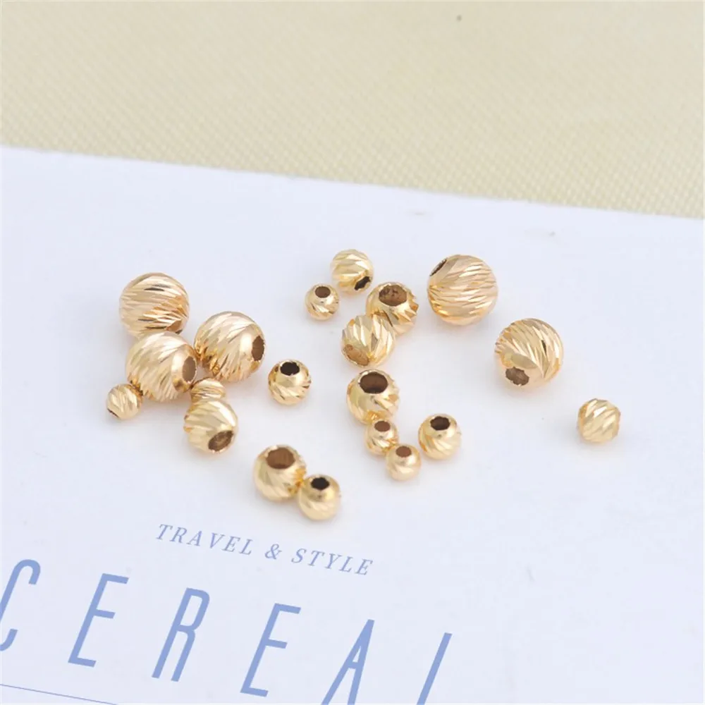 

DIY Accessories G18K Gold Bead Thread Does Not Fade AU750 Gold Accessories Pearl Handmade Accessories G390