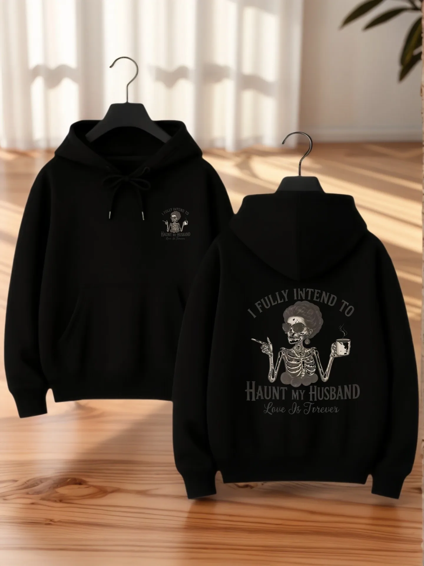 

Graphic Hoodie Women, Letter Print, Casual Aesthetic, Soft Fabric, Casual Everyday Wear, For Teens