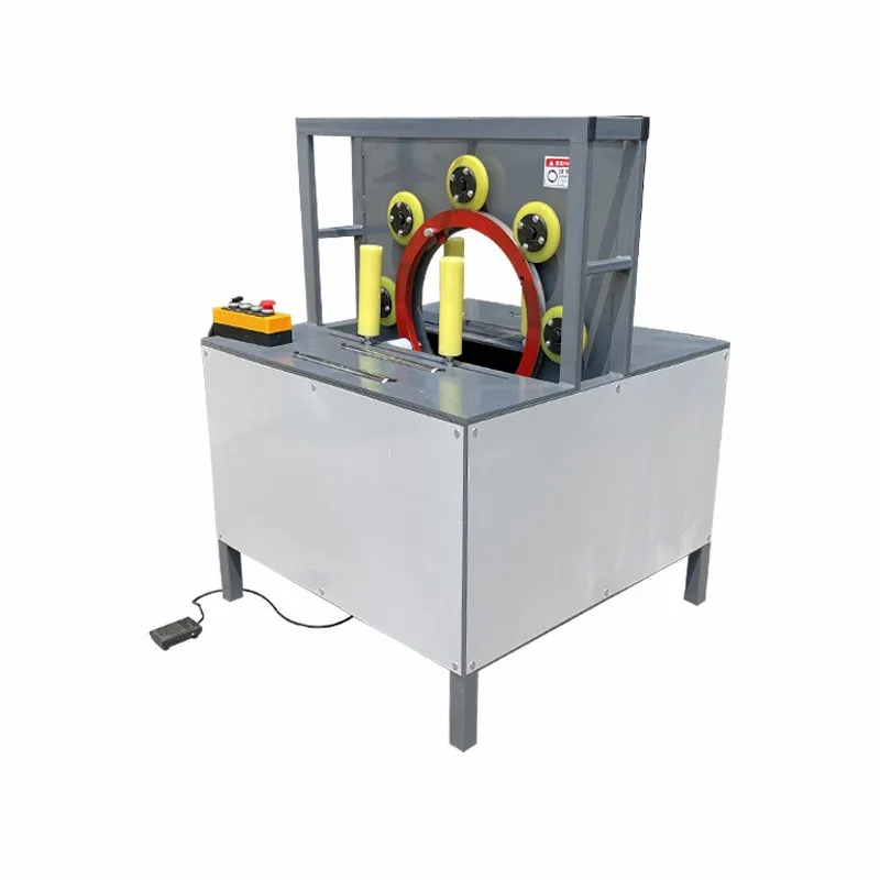 Horizontal winding baler, steel pipe profile packaging machine, linear film wrapping machine