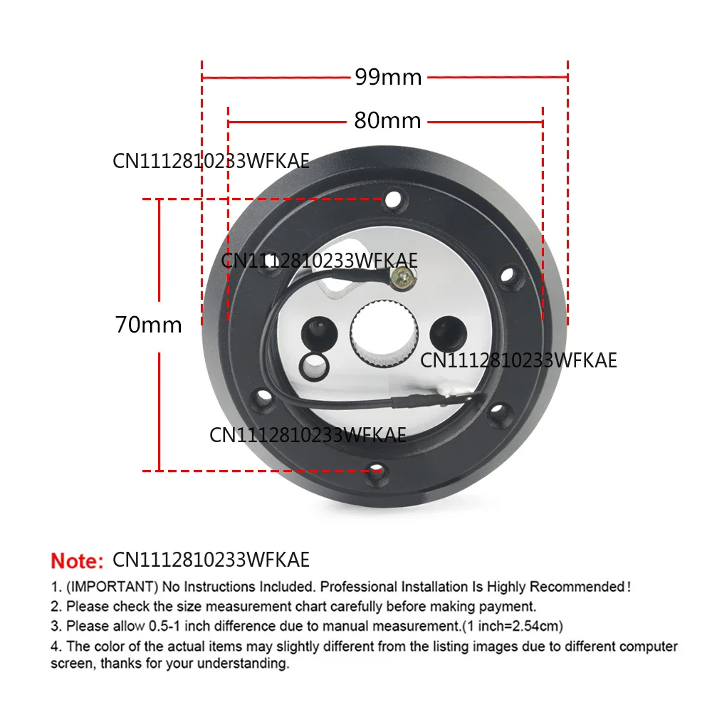 170H Racing Car Steering Wheel Hub Adapter Quick Release Kit For Jeep For Chevrolet For Dodge For GM For Buick
