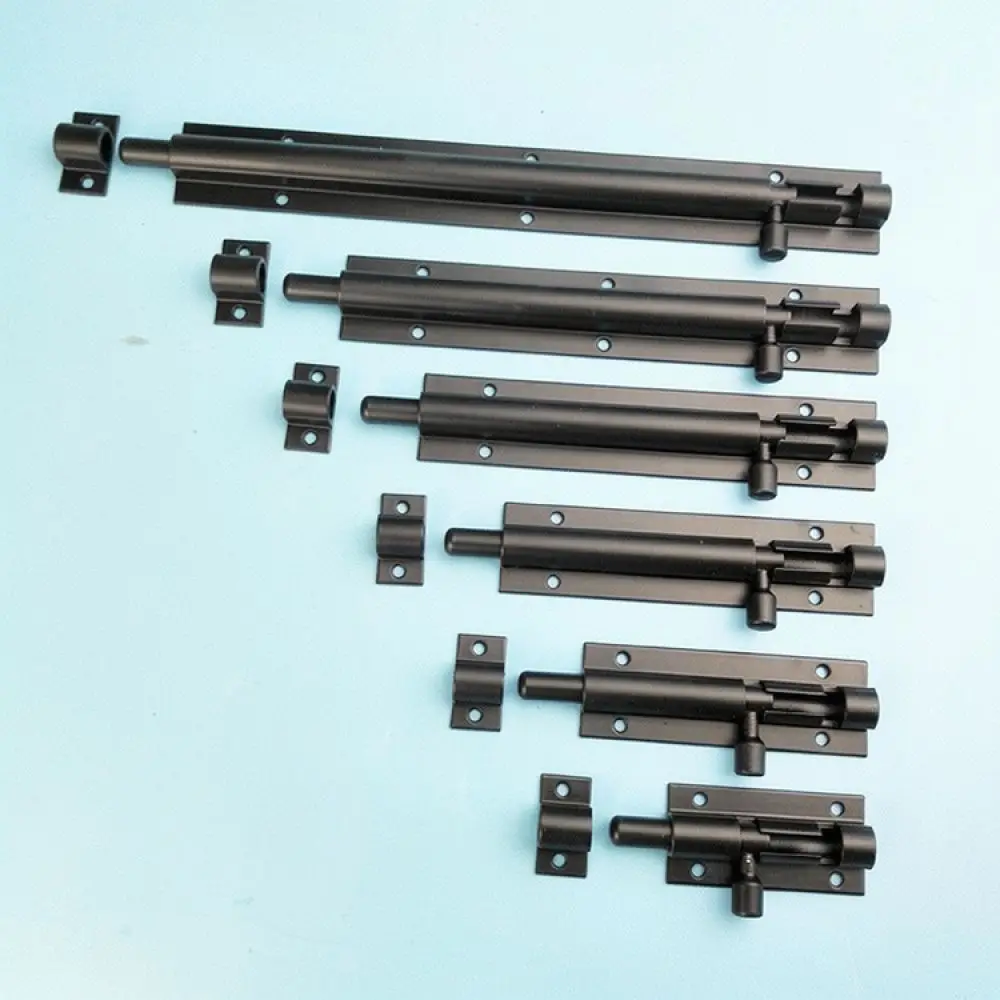 Universal Aluminum Alloy Door Latch Bolt Security Lock For Cabinet Furniture Bedroom Interior Gate Home Hardware Supplies