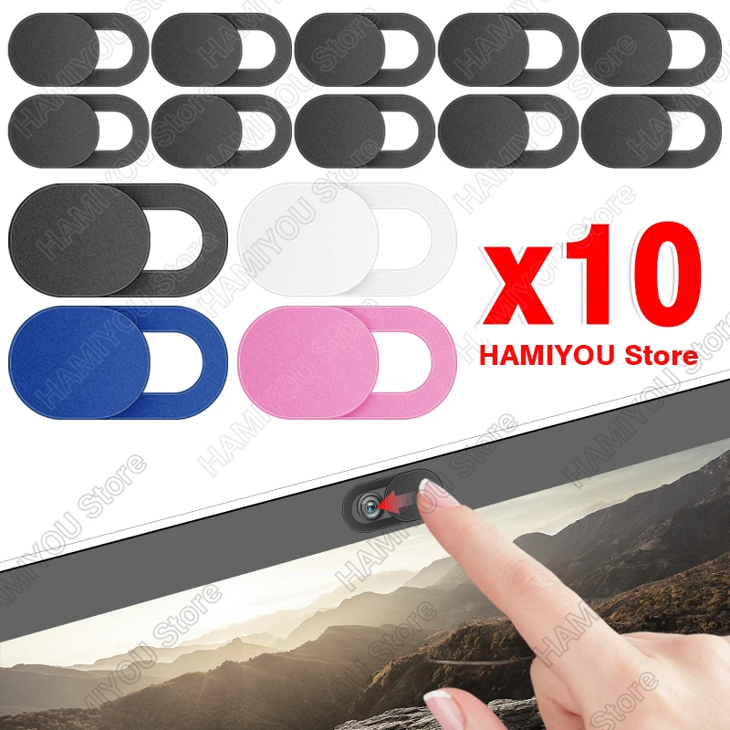 

Mobile Phone Lens Privacy Sticker Webcam Cover Shutter Slider Computer Camera Privacy Cover for MacBook IPad IPhone 16 Pro