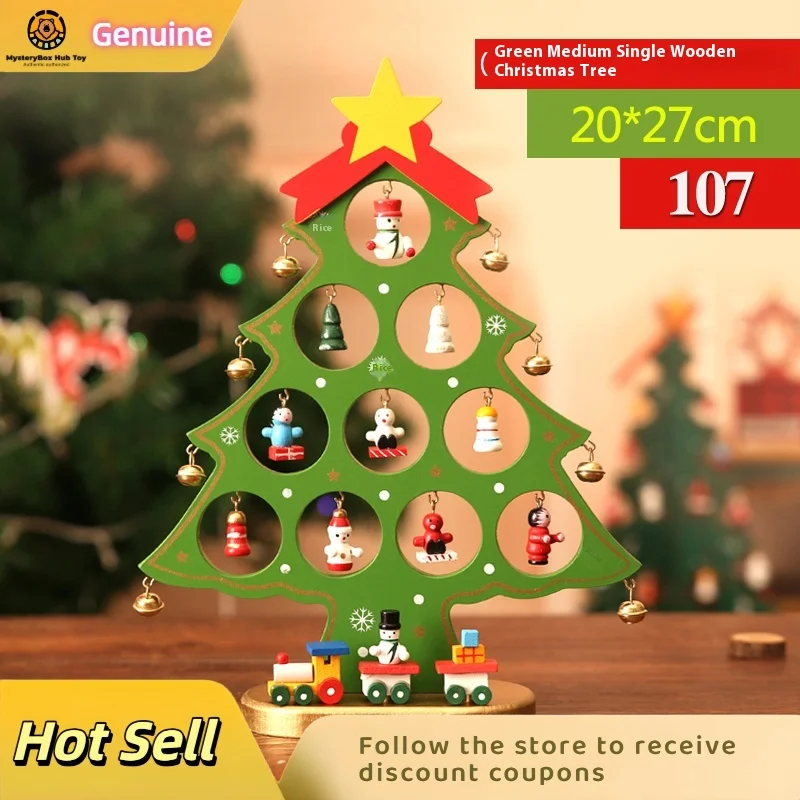 Novo ponto mini árvore de natal diy pacote material pequenos ornamentos de mesa 2025 presente das crianças de natal coletado presente