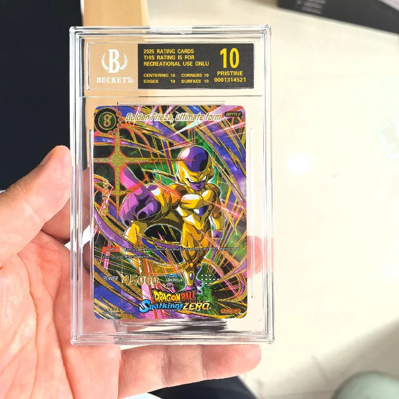 DIY Edition US Version Dragon Ball Anime Game Merchandise Stamped Son Goku Vegetto Jiren Collectible Graded Card Toy Gift