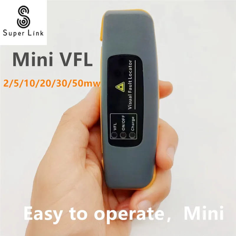 

Newest Mini VFL Rechargeable Optical Visual Fault Locator 2/5/10/20/50mw Stable VFL Foolproof Operation Easy to Carry Universal