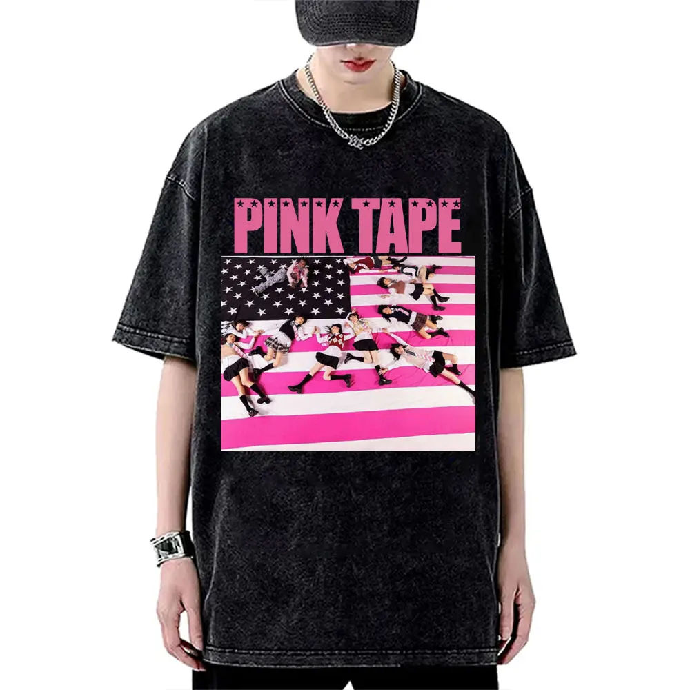 

Washed Vintage Rapper Lil Uzi Vert Tour T Shirts Men Women's Hip Hop Fashion Retro Streetwear Cotton Casual Oversized Tee Shirt