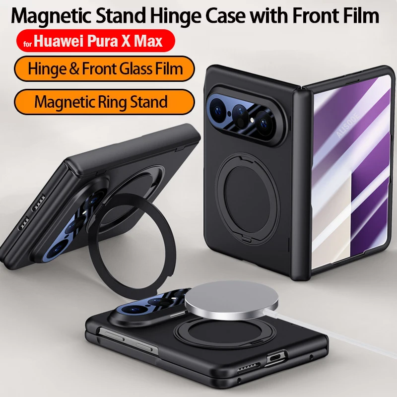 Magnetic Ring Kickstand Holder Funda for Huawei Pura X Max H