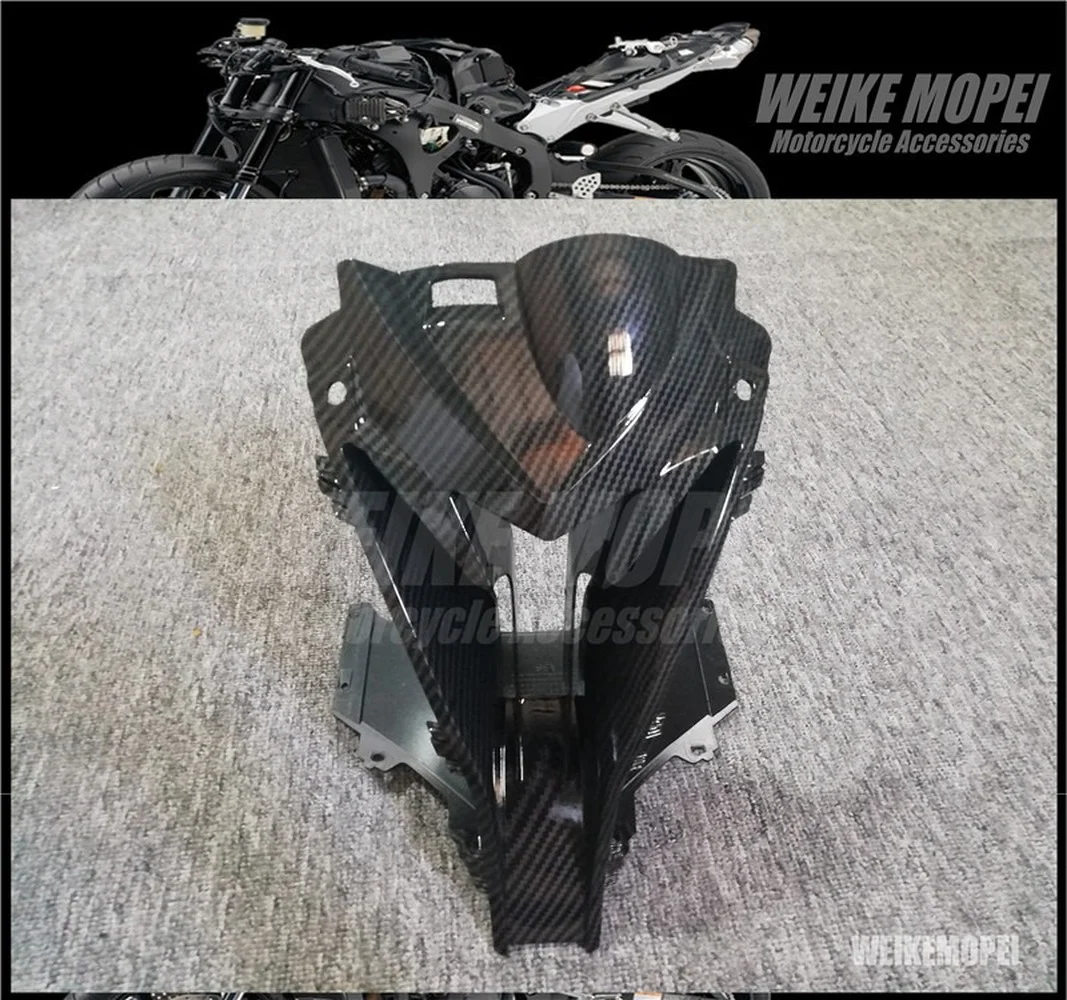 

Carbon Fiber Paint Front Upper Fairing Headlight amid Cowl Nose Panlel Fit For BMW S100RR 2015 2016 2017 2018