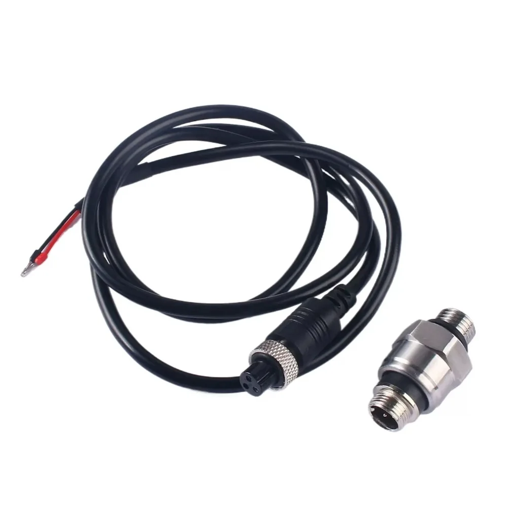 Stainless Steel Water Pressure Sensor 4-20mA Signal Output G1/4 External Thread 0-1MPa Range 10-28V Operating Voltage