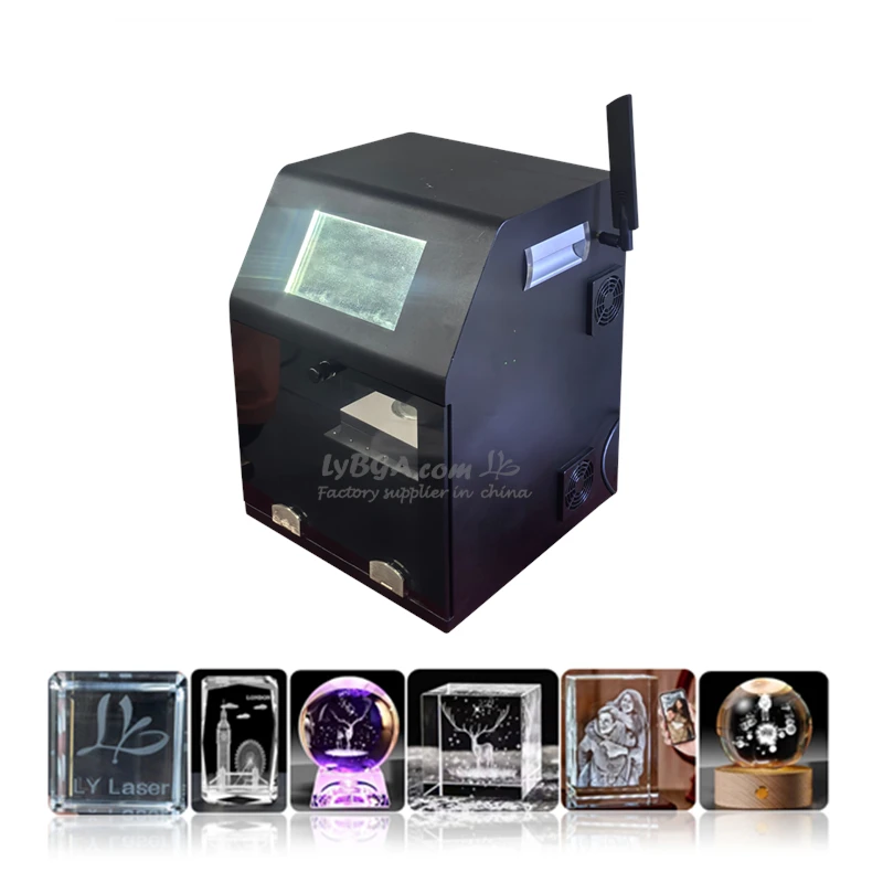 Macchina per marcatura laser interna 3D portatile Macchina per incisione laser a luce verde 1W Raffreddamento ad aria Telefono/computer Contro opzionale