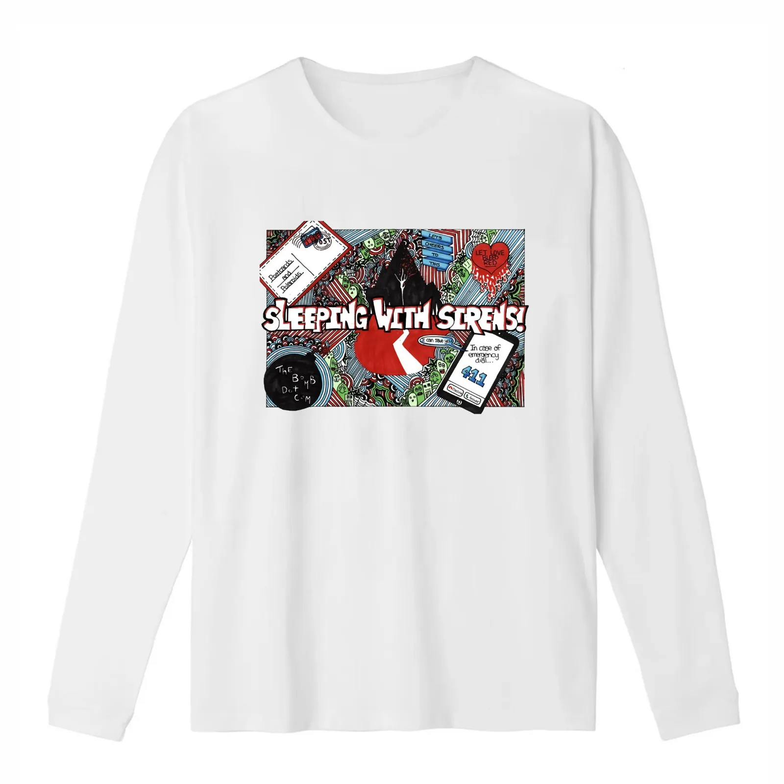 Vintage Sleeping With Sirens Idol Gift Fot You T-Shirt Summer Casual Cotton Tee Oversized Streetwear Tops Unisex Men Women - view 4