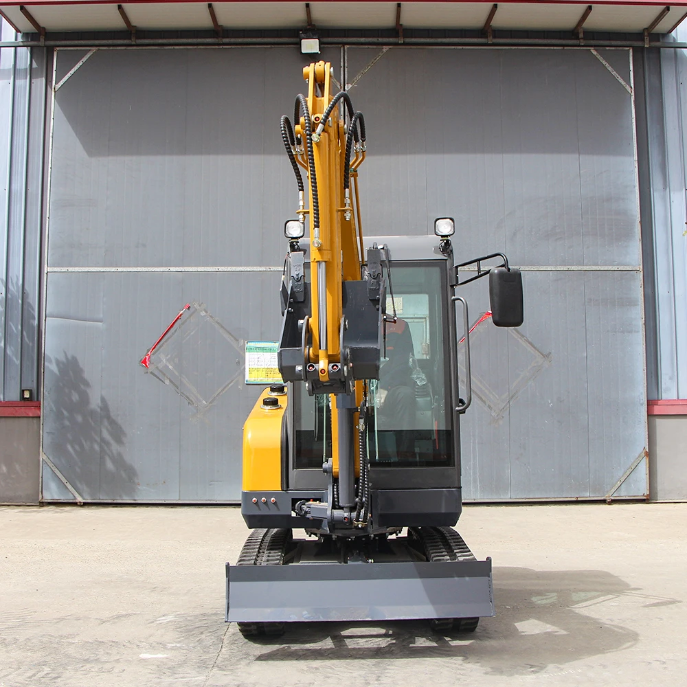 กําหนดเองราคาถูก 2.5 ตันรถขุดขนาดเล็กดีเซลพร้อมสิ่งที่แนบมาขุดตีนตะขาบสําหรับรถขุดไฮดรอลิกในสวน