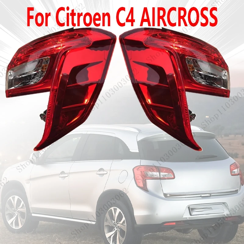 

Задний фонарь в сборе для Citroen C4 AIRCROSS, задний бампер автомобиля, дневные ходовые огни, указатель поворота, стоп-сигнал 1607955180 1607955280