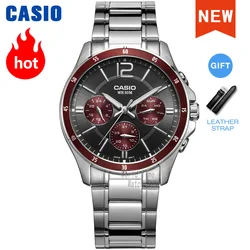 Casio relógio relógio de pulso dos homens top marca de luxo relógio de quartzo homens luminosos à prova d 'água assista esporte militar assista reloj hombre erkek kol saati montre homme zegarek meski MTP-1374