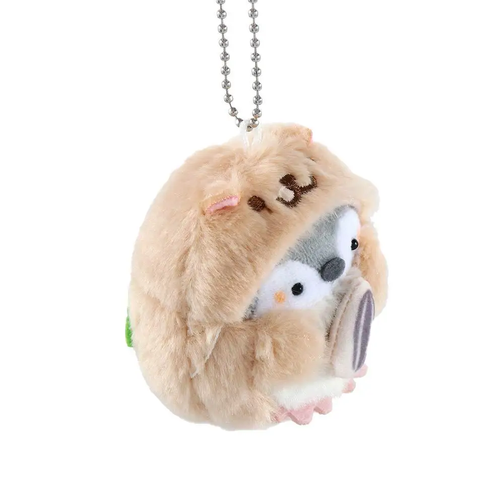 Cute Penguin Plush Doll New Cartoon Koupen Chan Animal Plush Toys Kawaii Anime Hamster Key Chain Ring Bag Pendant Gift for Girls