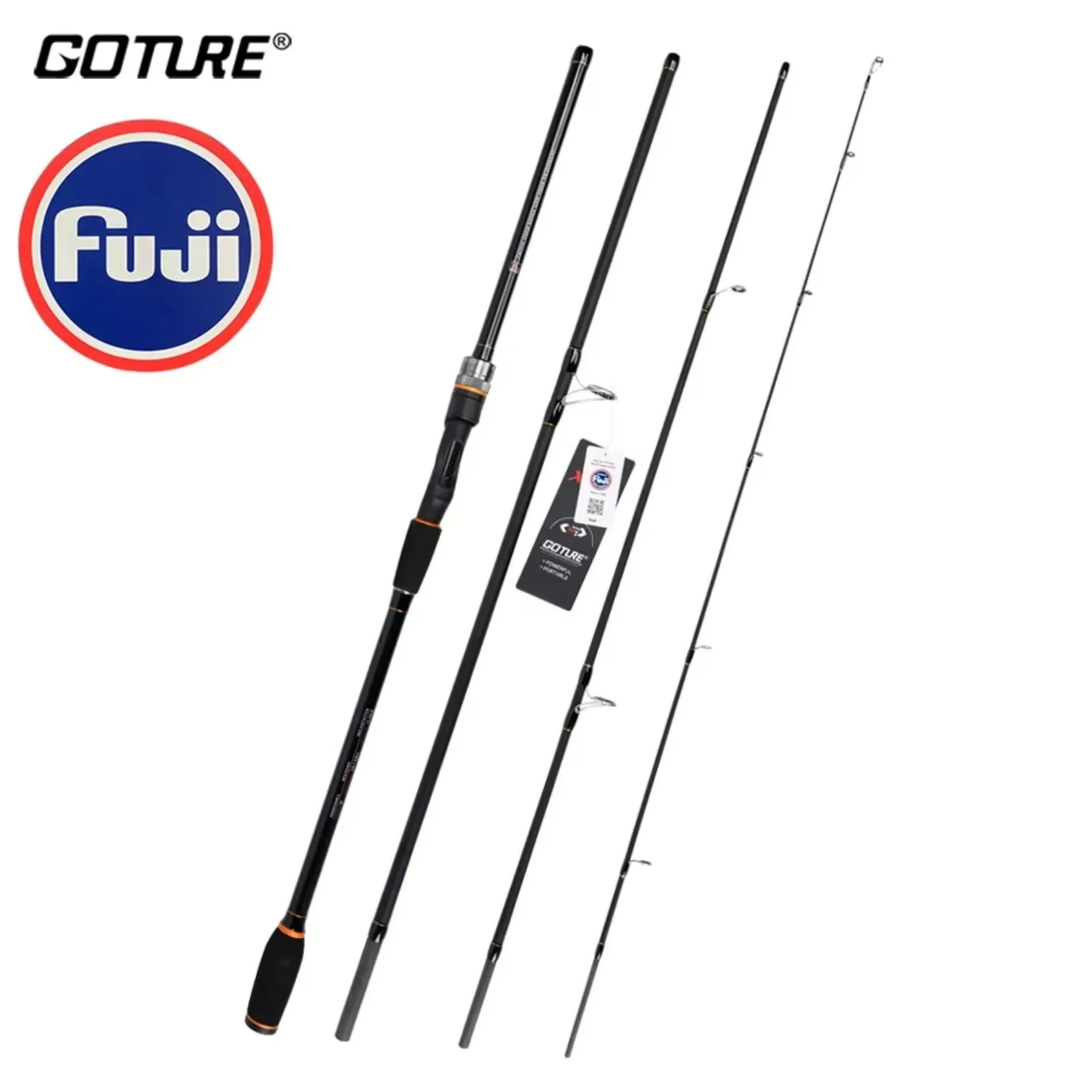 goture-xceed-spinning-rod-198m-27m-premium-fuji-o-guide-durable-30t-carbon-4-piece-travel-rod-for-backpacking-saltwater