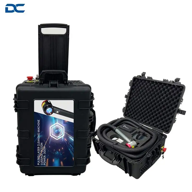 

New 200W Pulse Laser Cleaner Anilox Roll Fiber Laser for Wood Stone Stainless Steel Aluminum Condition New