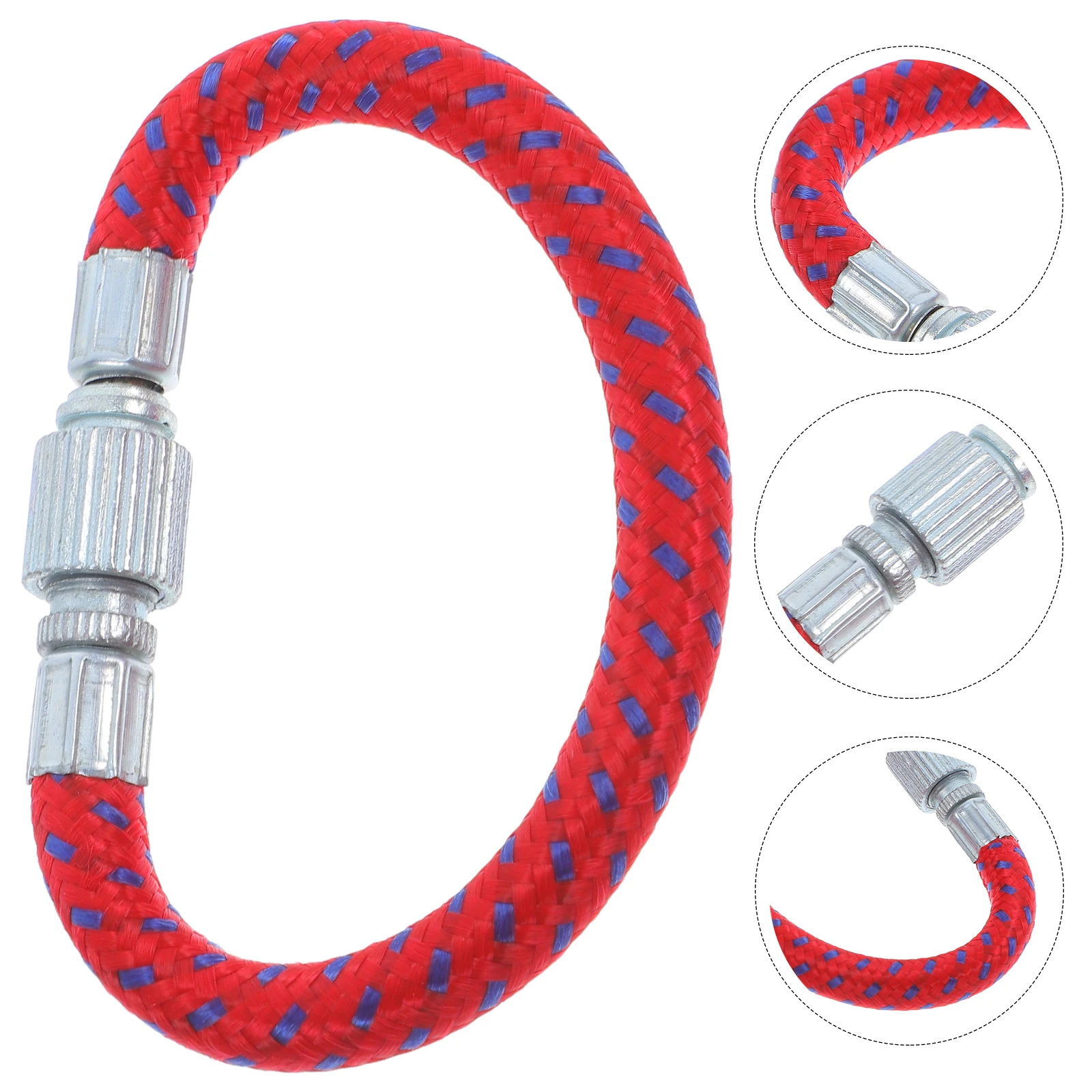 

Pump Extension Hose Air Inflator Tube Road Bike Basketball Football Red Universal Replacement Bike Pump Hose